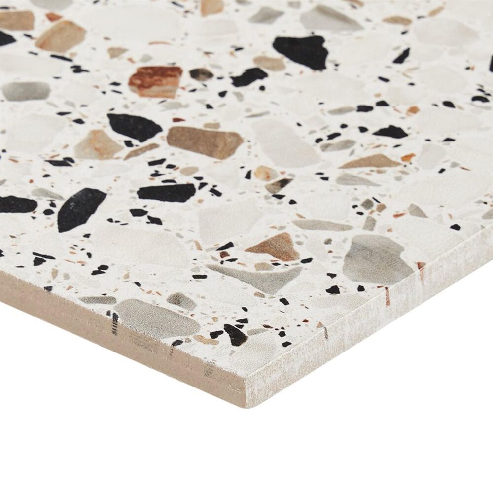 Soho Studio Frammenti Macro Bianco 8&quot; x 8&quot; Porcelain Tile, , large