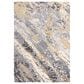 RIZZY Bolero 2" x 3" Gray, Gold and Ivory Area Rug, , large