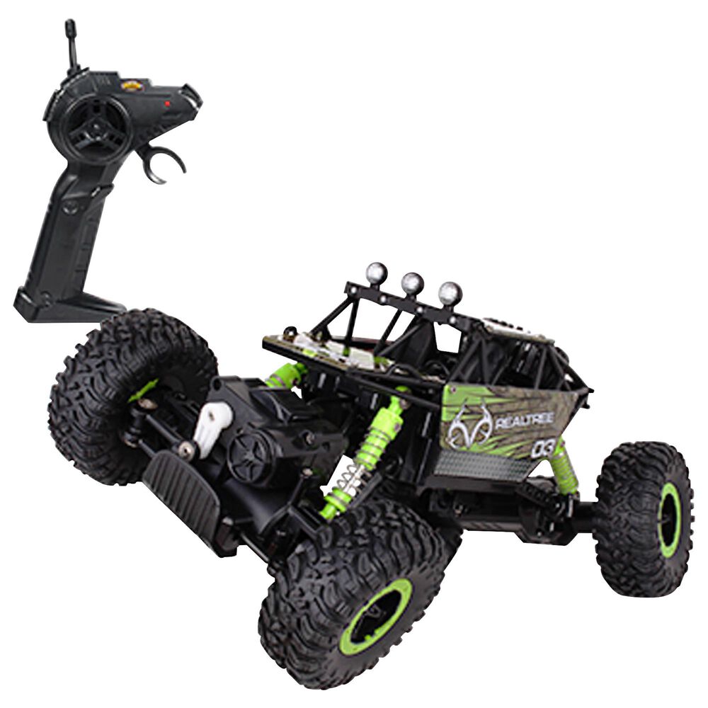 Nkok, Inc RealTree Scale Radio Controlled Rock Crawler Truck Toy in Green, , large