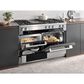Miele 48" Freestanding Natural Gas Dual Fuel Range with Broil-Griddle Cover in Stainless Steel and Black, , large