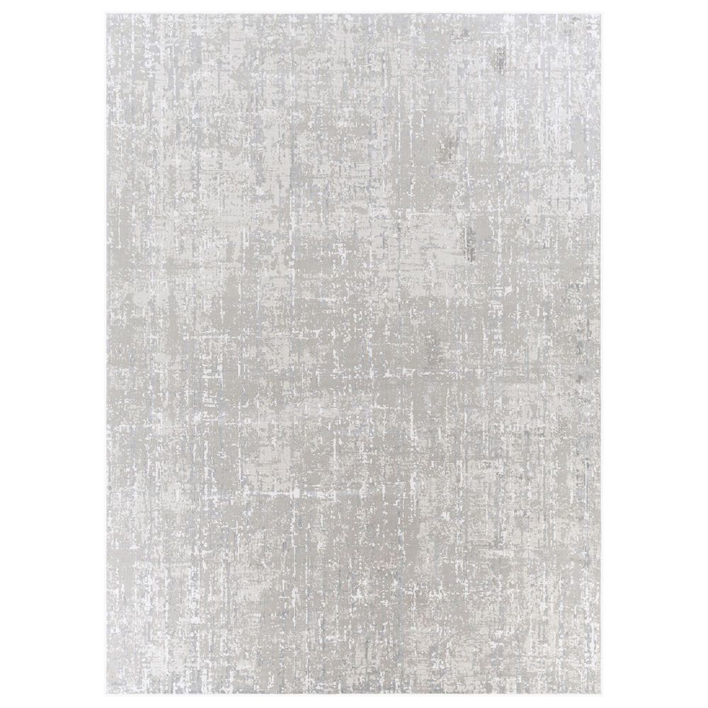 Surya Aisha 10" x 14" Light Gray, Gray and Off-White Area Rug, , large