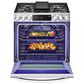 LG 4-Piece Kitchen Package with 25.5 Cu. Ft. French Door Refrigerator, Gas Range and Bar Handle Dishwasher in Stainless Steel, , large