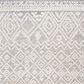 Safavieh Martha Stewart Lucia Shag 4" x 6" Beige and White Area Rug, , large
