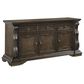Millenium Maylee Dining Buffet with Hutch in Dark Brown, , large