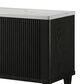 Crown Mark Britany 79" TV Stand in Black, , large