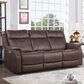 Steve Silver Valencia Power/Power Recliner Sofa in Walnut, , large