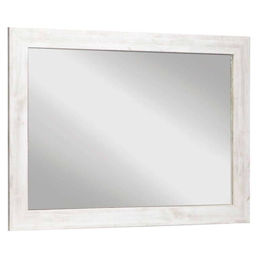 Signature Design by Ashley Paxberry White Wash Wall Mirror, , large
