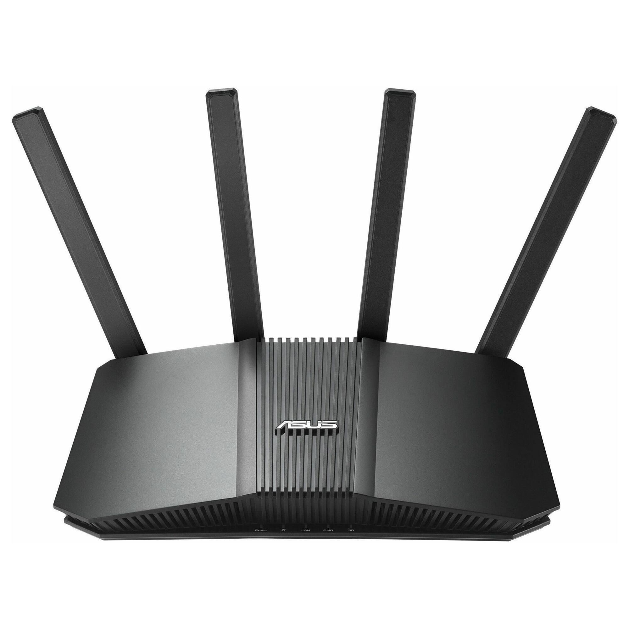 ASUS Dual-Band Wi-Fi 7 AiMesh Extendable Wireless Router in Black