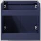 Lexora Home Geneva 24" Single Bathroom Vanity in Navy Blue with 2 cm White Quartz Top and Rectangular Sink, , large