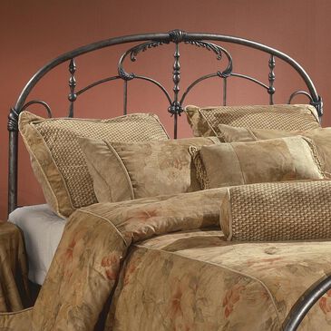 Richlands Furniture Jacqueline King Headboard Only in Old Brushed Pewter, , large