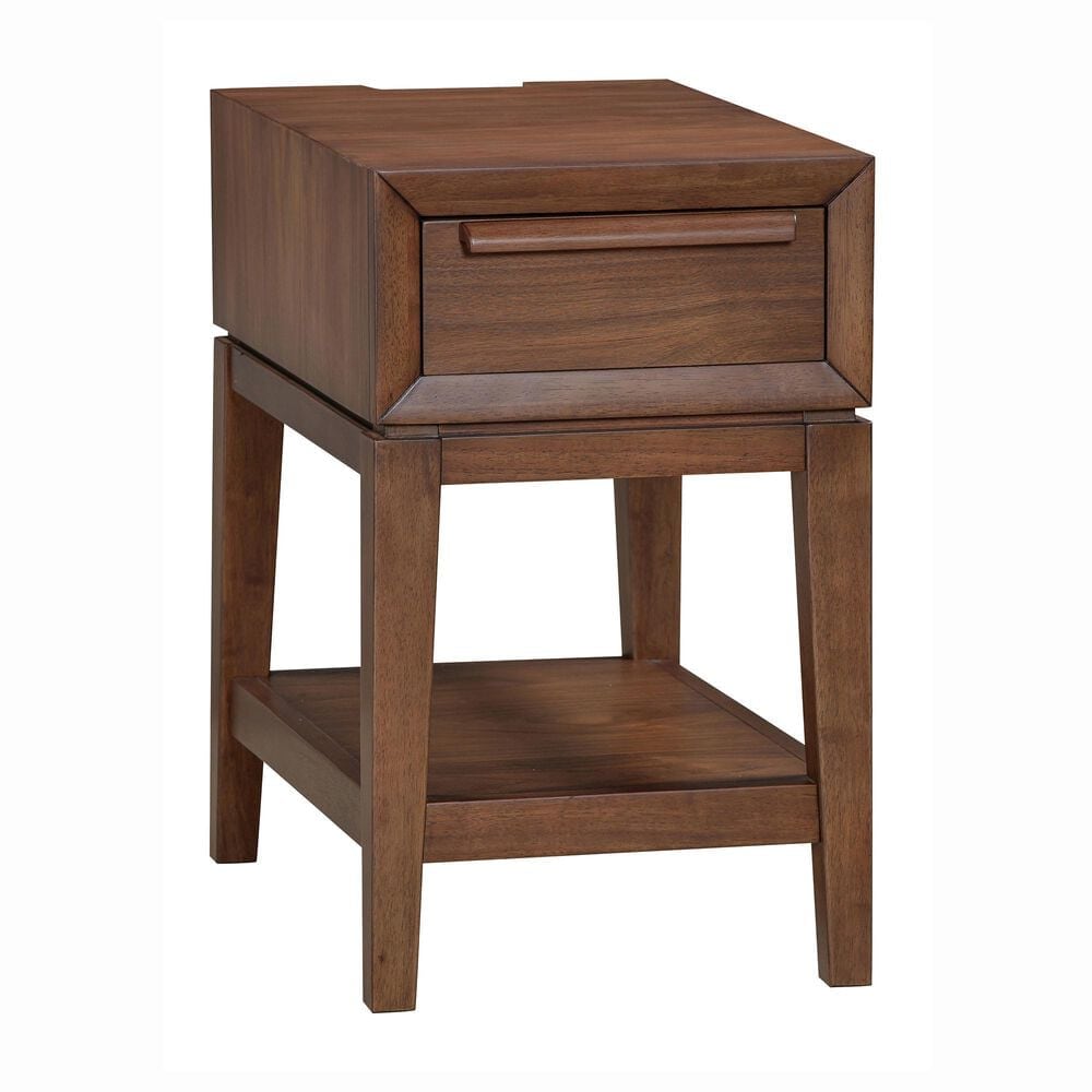 A-America Corvallis Chairside Table in Brown, , large
