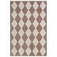 Nourison Positano Geometric Natural 4" x 6" Indoor/Outdoor Area Rug, , large