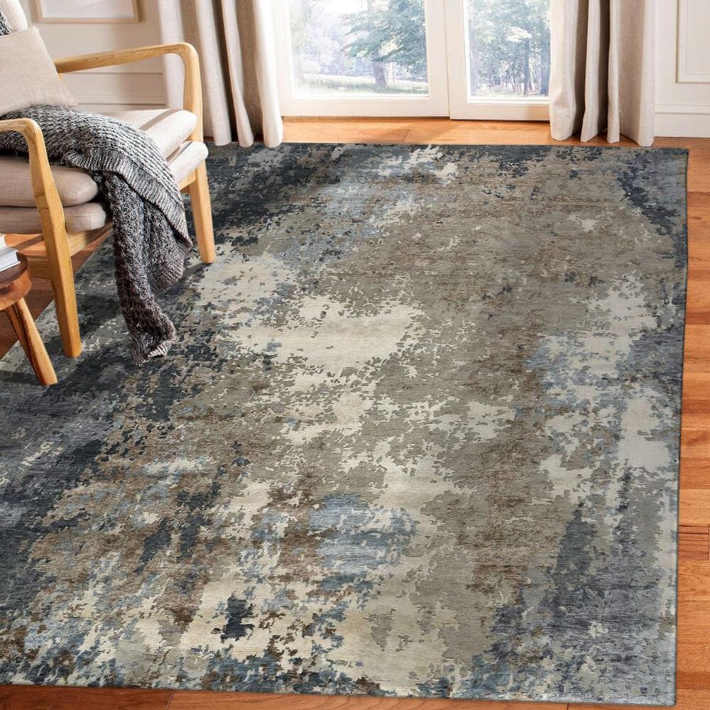 Amer Rugs Serena 10&#39; x 14&#39; Sky Blue Area Rug, , large