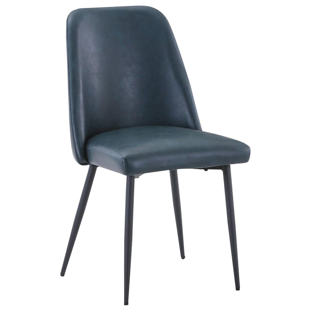 Waltham Urban Archive Upholstered Side Chair in Maddox Blueberry, , large