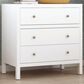 Butler Specialty Company Nora 3-Drawer Dresser in Smooth White, , large