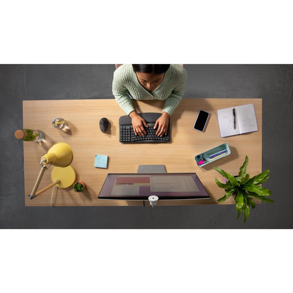Logitech Ergo Wave Keys and Lift Combo in Graphite, , large