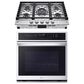 LG 2-Piece Kitchen Package with 4.7 Cu. Ft. Wall Oven and 30" Gas Cooktop in Print Proof Stainless Steel, , large