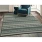 Oriental Weavers Luna 1802K 9"10" x 10"10" Black and Ivory Area Rug, , large