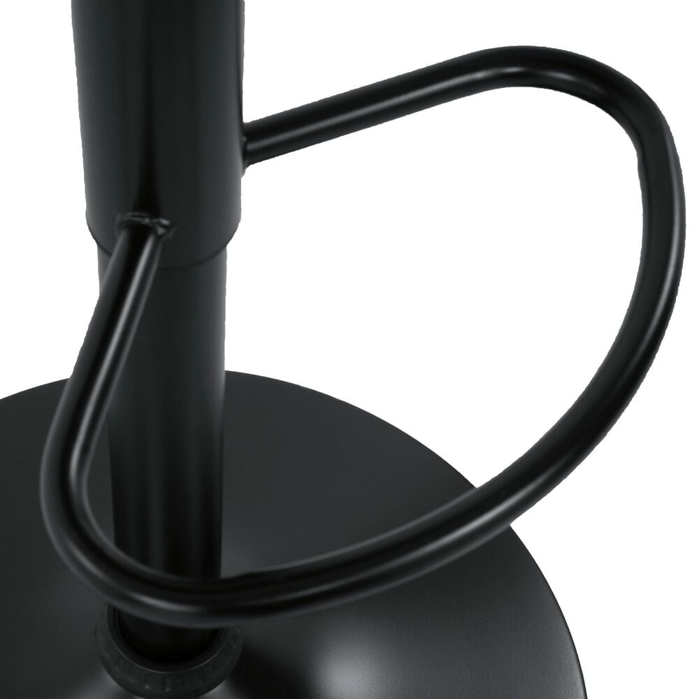 Ashley Adjustable Height Swivel Bar Stool in Dark Brown, , large