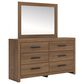 Ashley Broachmyn 4 Piece Twin Panel Bedroom Set in Warm Auburn, , large