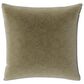 Ann Gish Fresco Velvet 26" Square Euro Sham in Khaki, , large