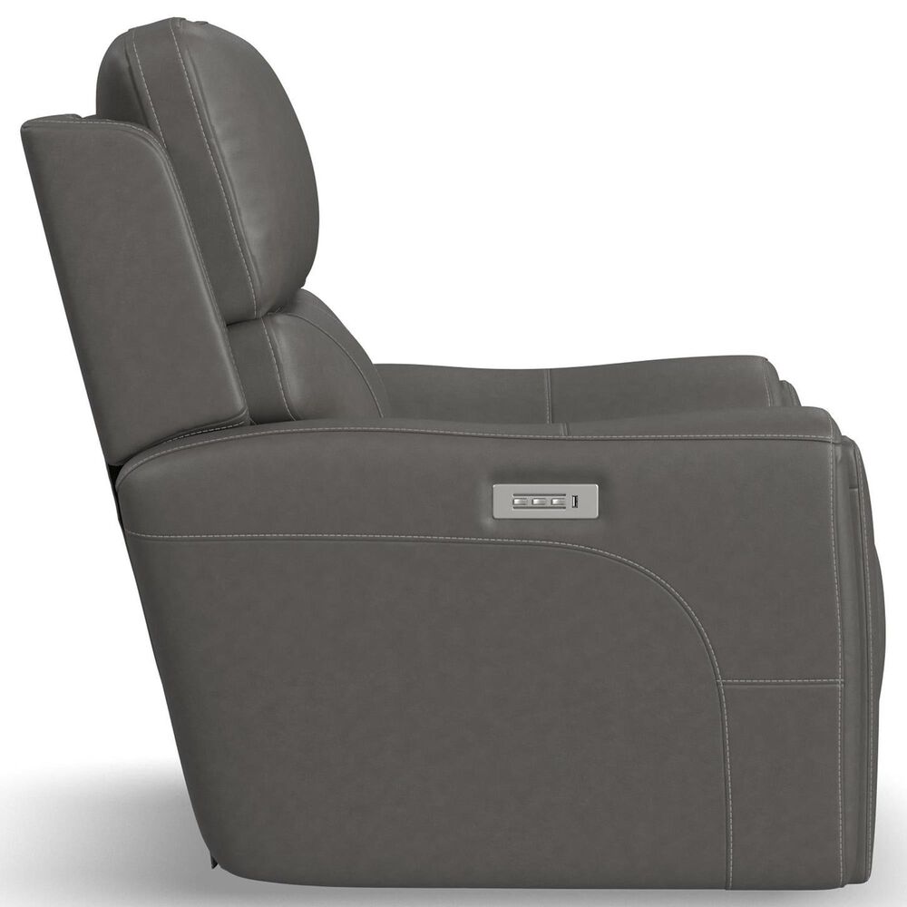 Oxford Furniture Carter 3-Piece Power Reclining Living Room Set in Smoke Gray, , large