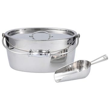 Fortessa Signature Ice Bucket with Scoop in Silver, , large
