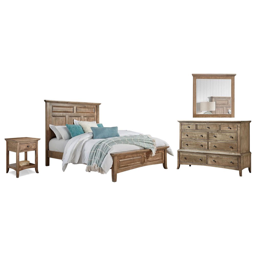 Archbold Furniture Company Provence 4-Piece King Bedroom Set in Sandstone, , large