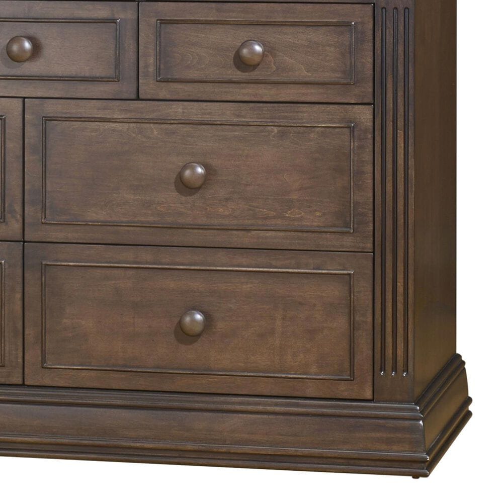Sorelle Furniture Providence 7-Drawer Dresser in Chocolate, , large