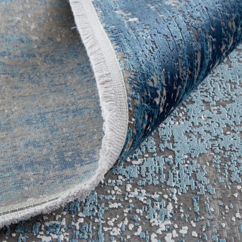 Feizy Cadiz 39FWF 13&#39; x 20&#39; Blue and Gray Area Rug, , large