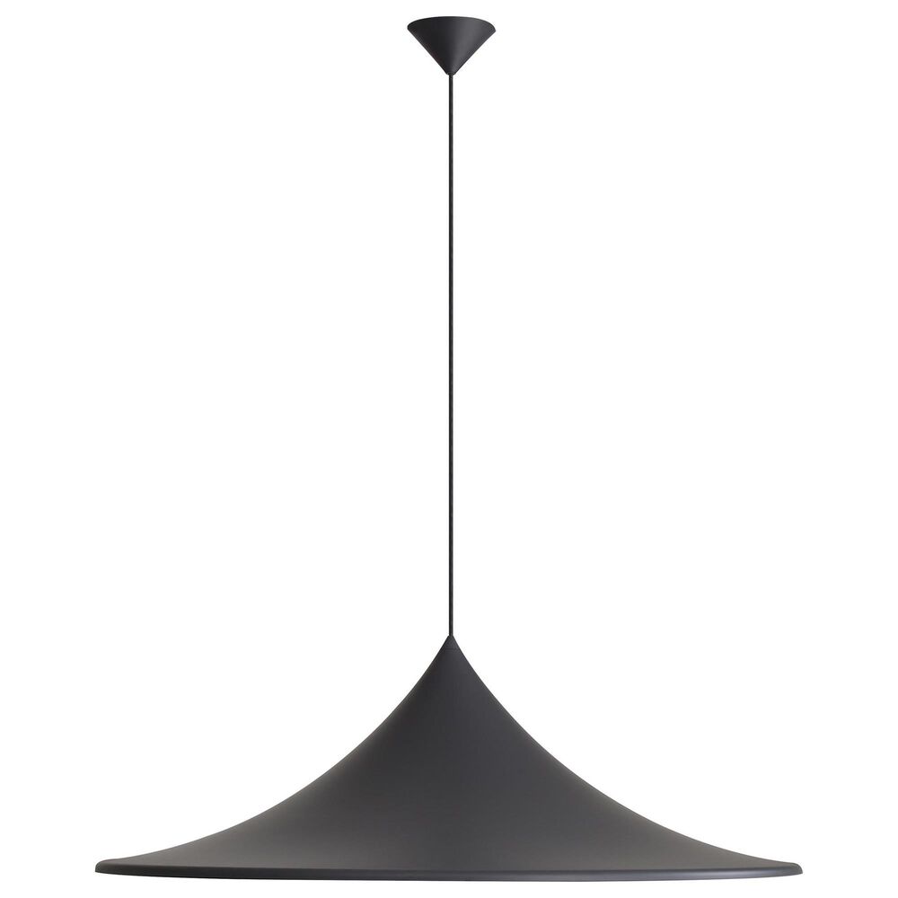 Golden Lighting Vistara 35.375" 1-Light Pendant in Sand Black, , large