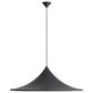 Golden Lighting Vistara 35.375" 1-Light Pendant in Sand Black, , large