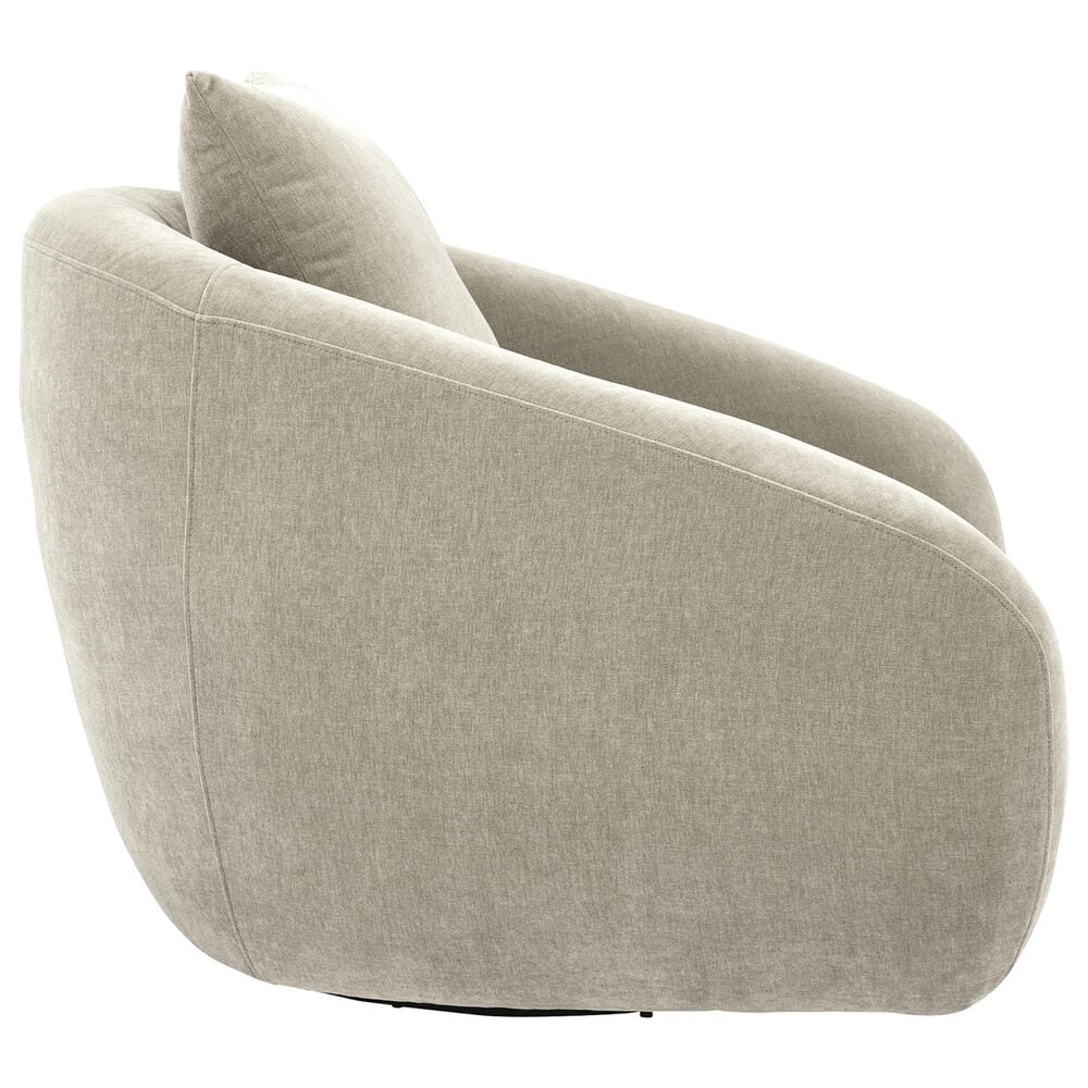 Ashley Yahya Swivel Accent Chair in Pebble, , large