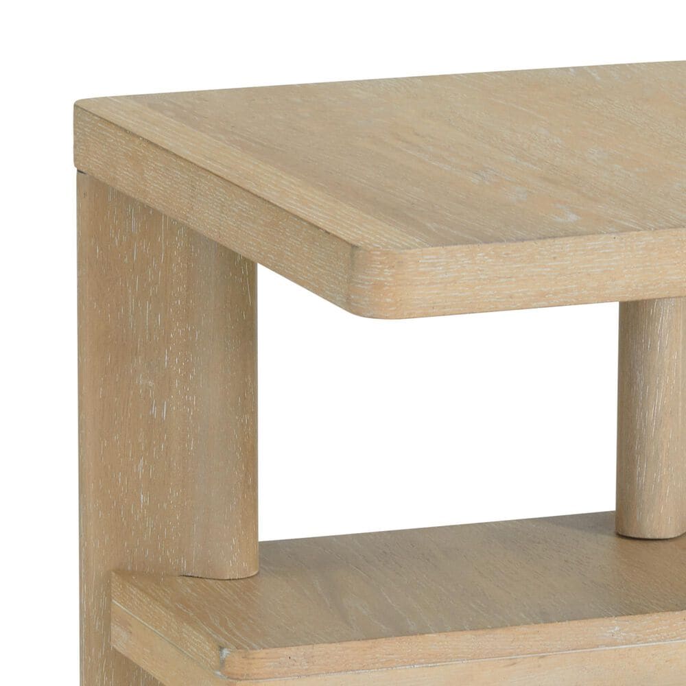 Golden Wave Furniture Pacific Grove Chairside Table in Sand Dune, , large