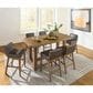 Millenium Cabalynn Counter Dining Table and 6 Stools in Two Tone, , large