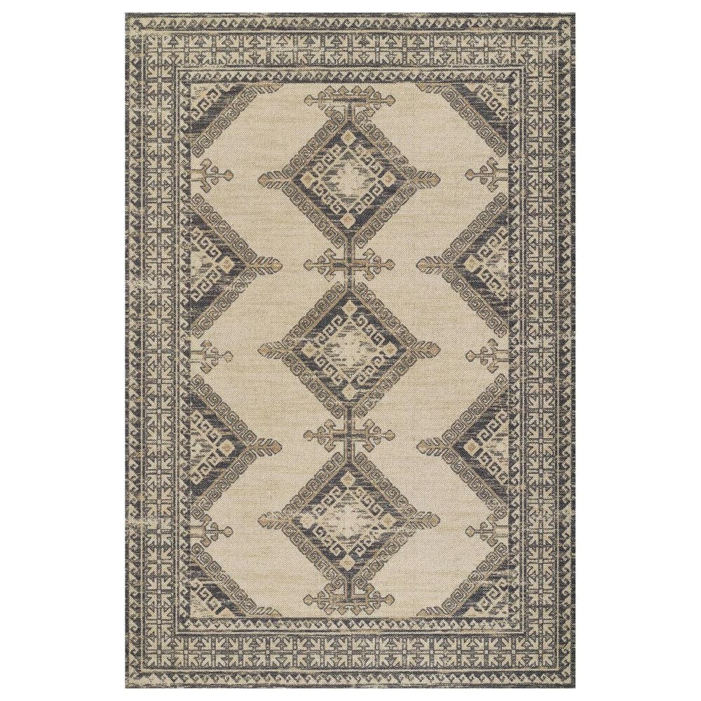 Momeni Anatolia 6"6" x 9" Charcoal Area Rug, , large