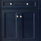 James Martin Vanities Brittany 72" Double Bathroom Vanity in Victory Blue with 3 cm Victorian Silver Quartz Top and Rectangular Sinks, , large