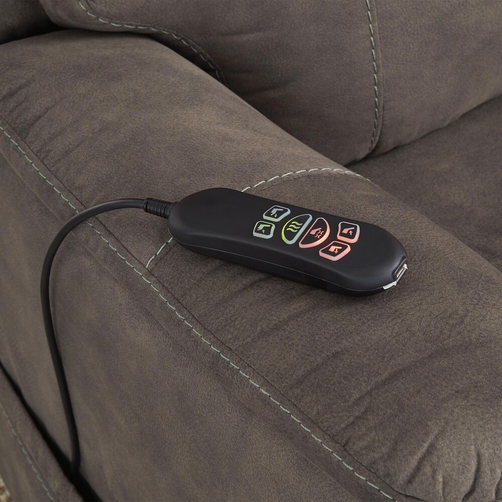 Ashley Crestmeade Power Lift Recliner in Espresso, , large