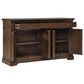 Belle Furnishings Buffet and Hutch in Dark Brown, , large