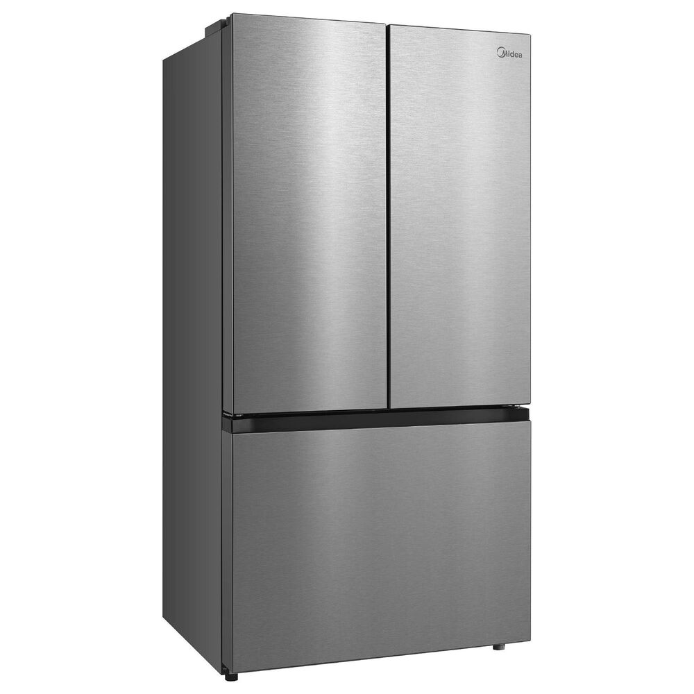 Midea 23 Cu. Ft. Garage Ready French Door Refrigerator in Stainless Steel, , large