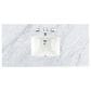 James Martin Vanities Lorelai 48" Single Vanity in Mid-Century Walnut with 3 cm Carrara White Marble Top, , large