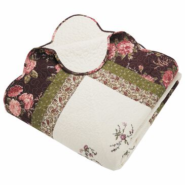 Peking Handicraft Brooke King Bedspread in Tan, , large