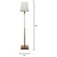 Splendor Living Brighton Floor Lamp in Brass and Gold, , large