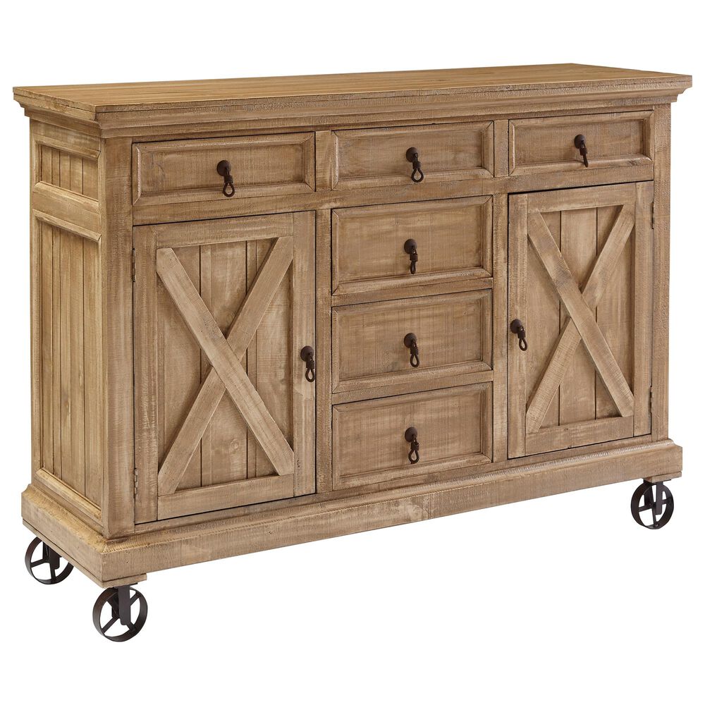 Tiddal Home Cardenas Console in Amber/Espresso, , large