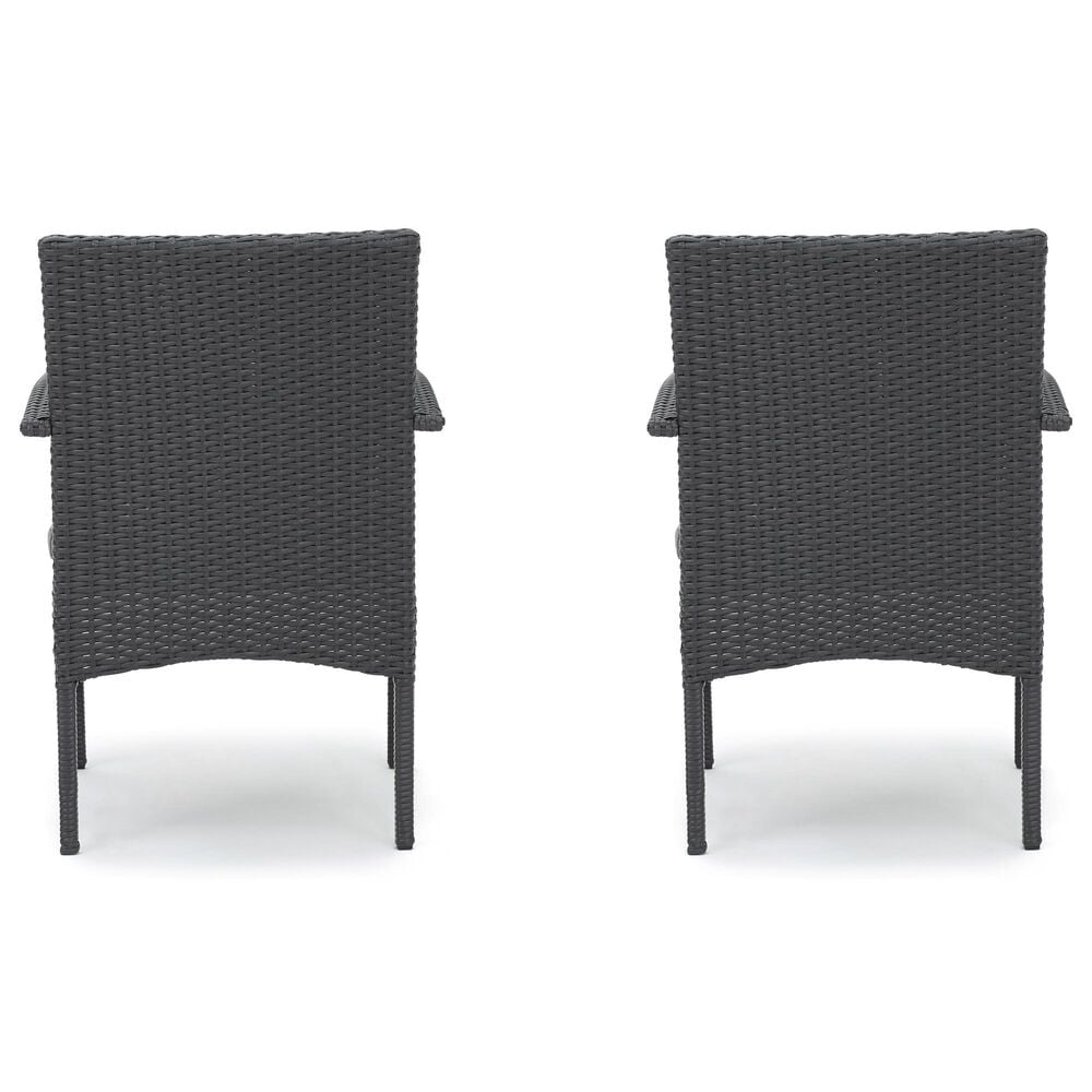 Hearth and Haven Cordoba Outdoor Dining Chair with Cushions in Grey &#40;Set of 2&#41;, , large