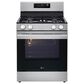 LG 6.3 Cu. Ft. Smart Gas Range in Stainless Steel, , large