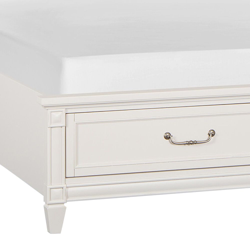 Nicolette Home Willowbrook King Storage Bed in Egg Shell White, , large