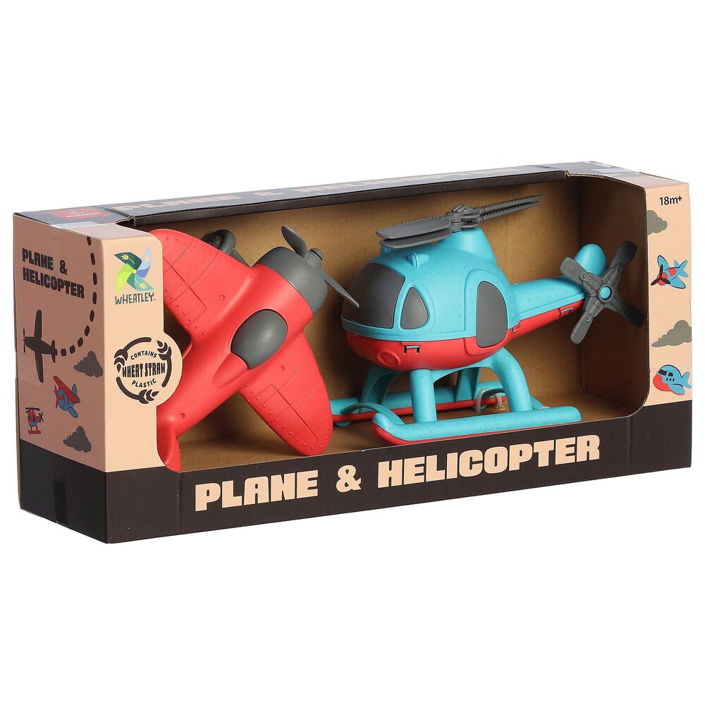 Wheatley Wheatley 2-Piece Adventure Air Set - Plane with Helicopter, , large