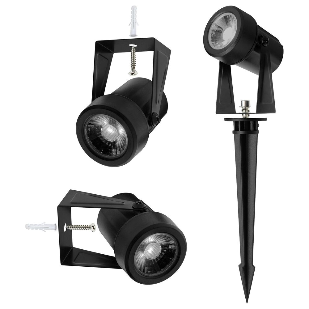 Monster Smart Illuminessence 4-Piece LED Smart Spotlight Outdoor Yard Light Set, , large