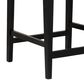 Linon Home Decor Cadence Counter Stool in Matte Black and Natural (Set of 2), , large